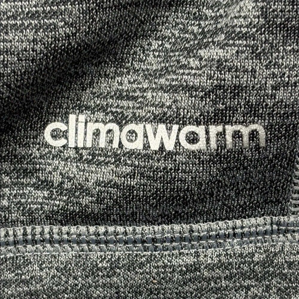 Adidas ClimaWarm 1/4 Zip Fleece Lined Pullover Mens‎ Size Medium Team Issue Grey